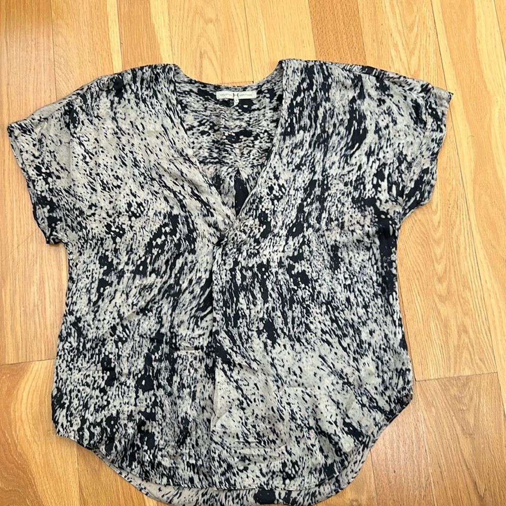 Halston Heritage silk blouse size 6